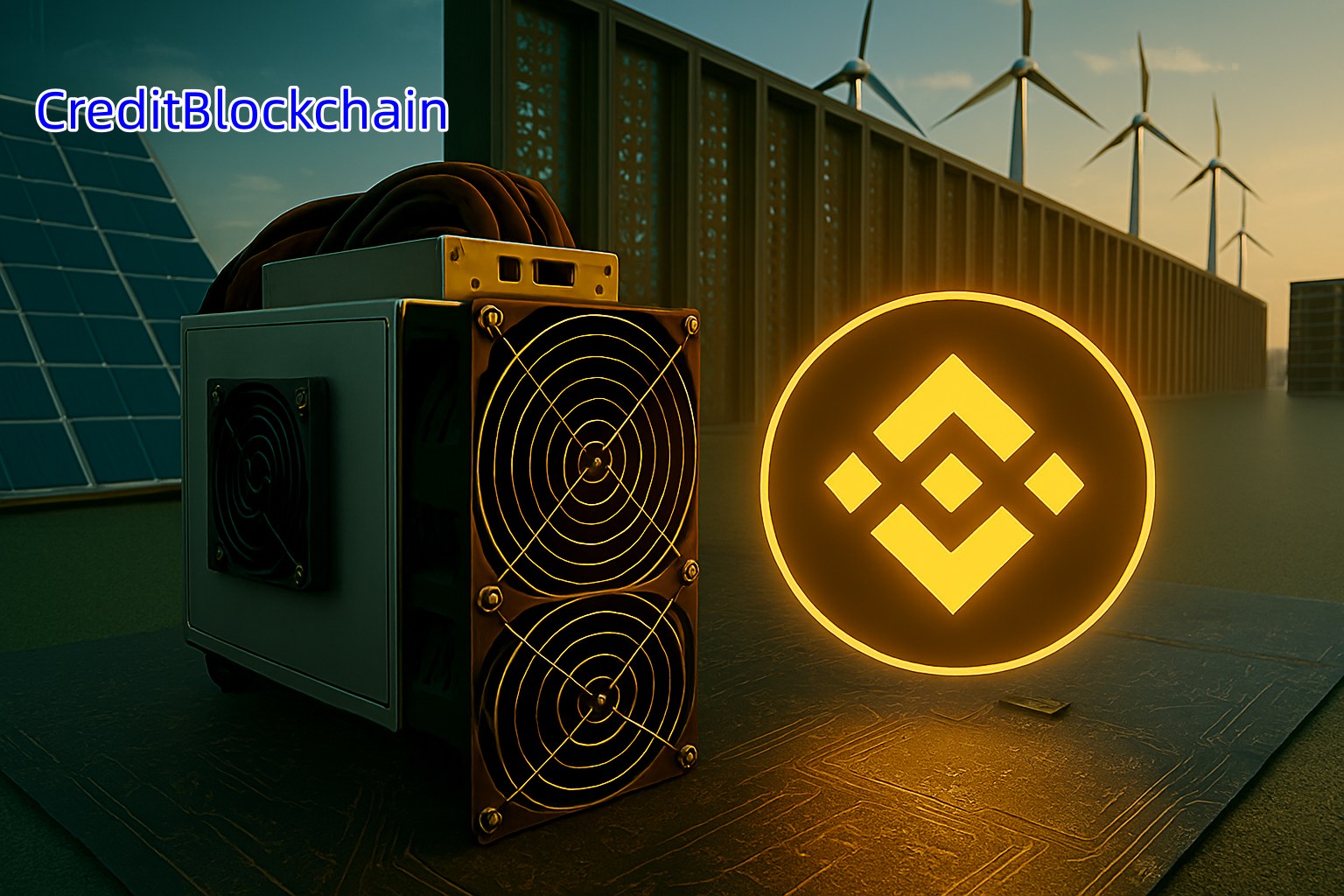 CreditBlockchain云挖矿推出BNB合约，每日稳定收益6000美元