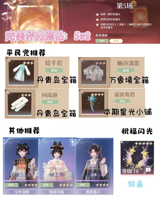 无限暖暖2.2版本2月上半 奇迹之冠巅峰赛平民党攻略