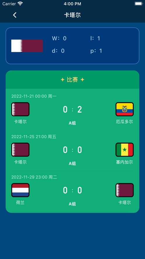 赛事提示