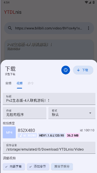 ytdlnis下载中文版