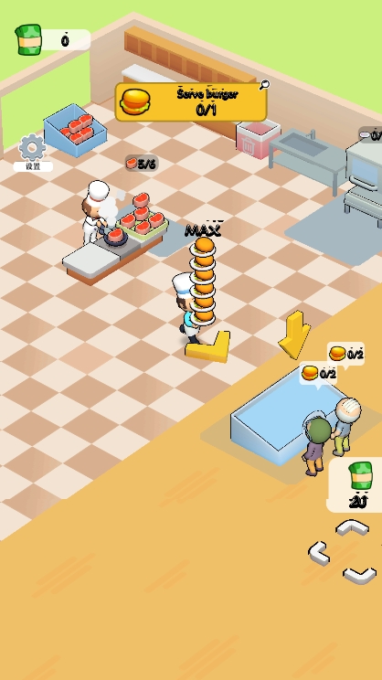 餐厅汉堡大亨红包版 1