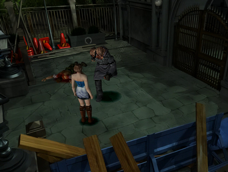 《生化危机3：重制版》警察局庭院介绍