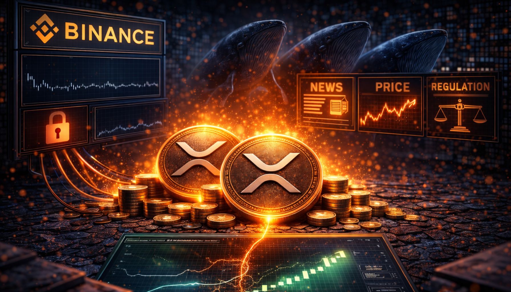 XRP巨鲸停止向币安发送代币。揭秘他们在等待什么