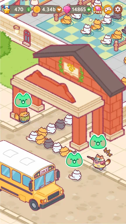 猫咪学校：闲置可爱大亨