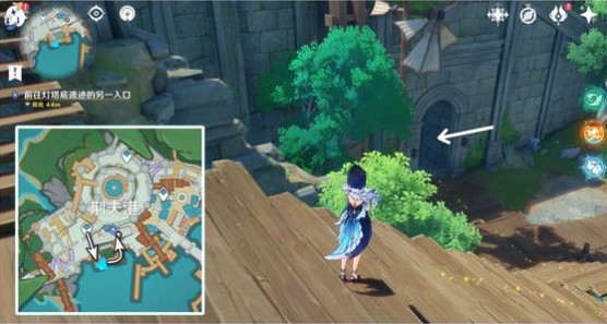 原神月之六世界任务寂静之塔下的风向攻略