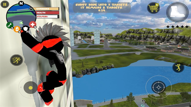 火柴人绳索英雄骑士助手游戏