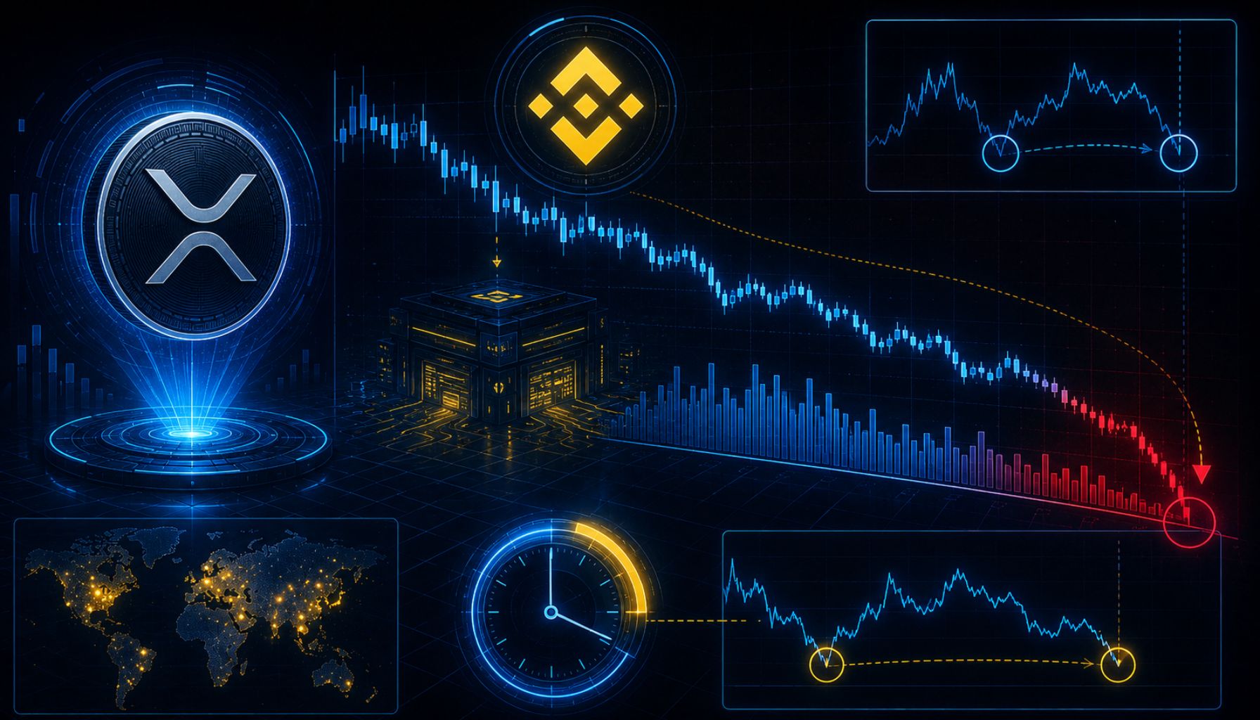 币安上的XRP活跃度接近19个月以来的最低点：历史会重演吗？