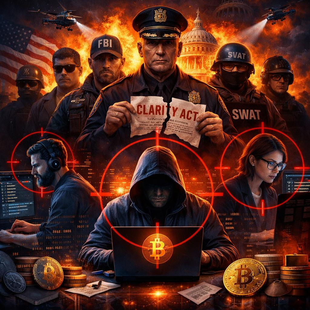 FOP瞄准CLARITY法案关键条款，警告其或削弱加密货币执法力度