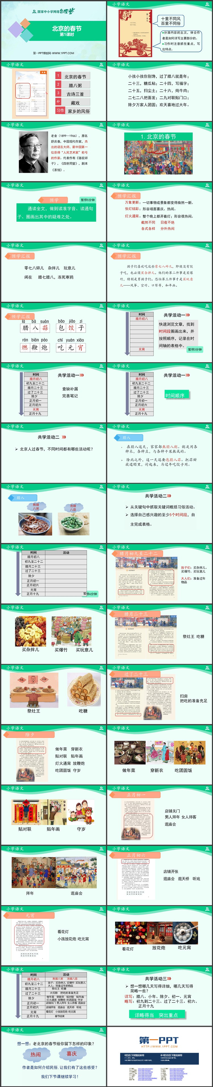 《北京的春节》PPT精品课件（第一课时）
