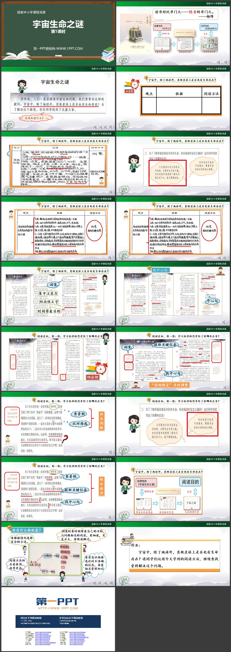 《宇宙生命之谜》PPT优质教学课件第一课时