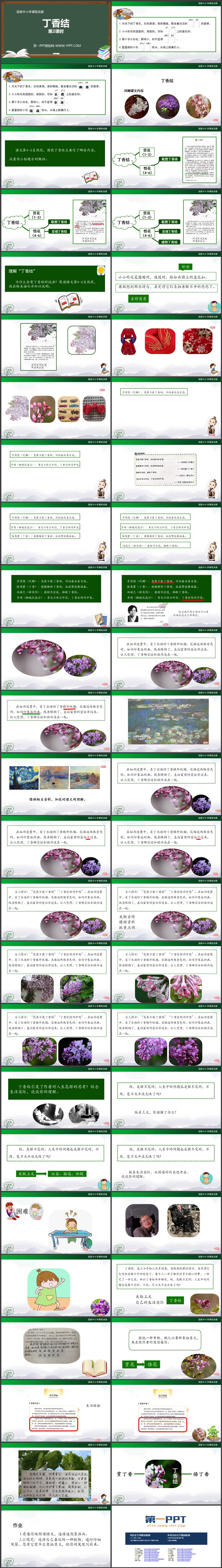 《丁香结》PPT优质教学课件第二课时