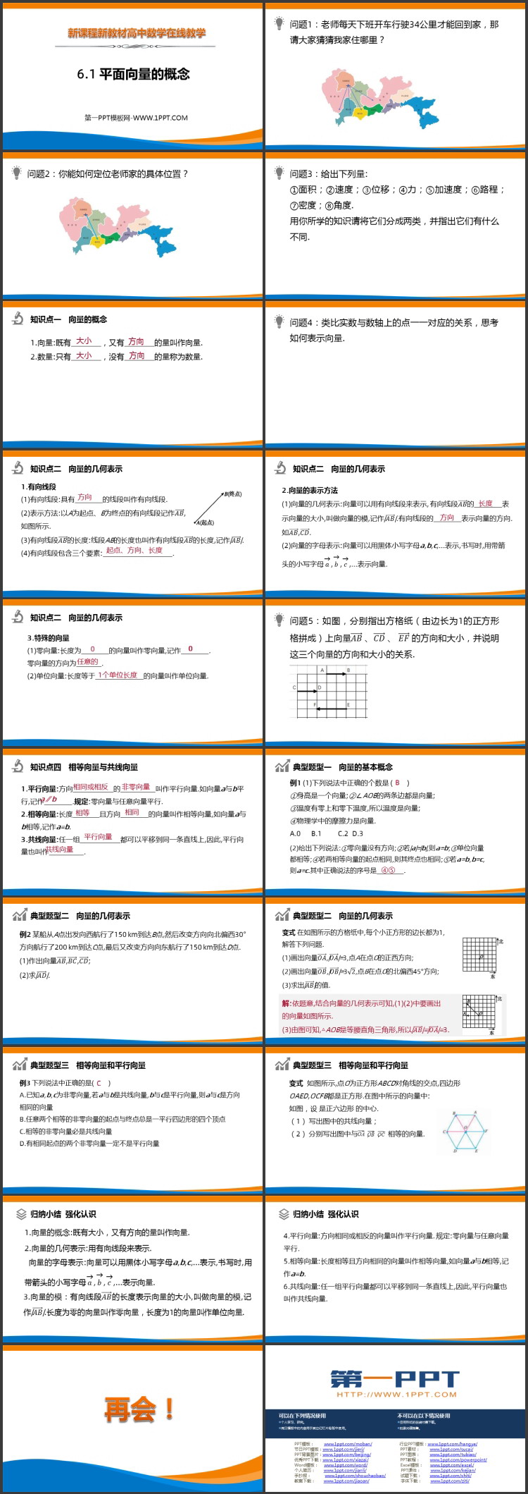 《平面向量的概念》平面向量及其实际应用PPT精品课件