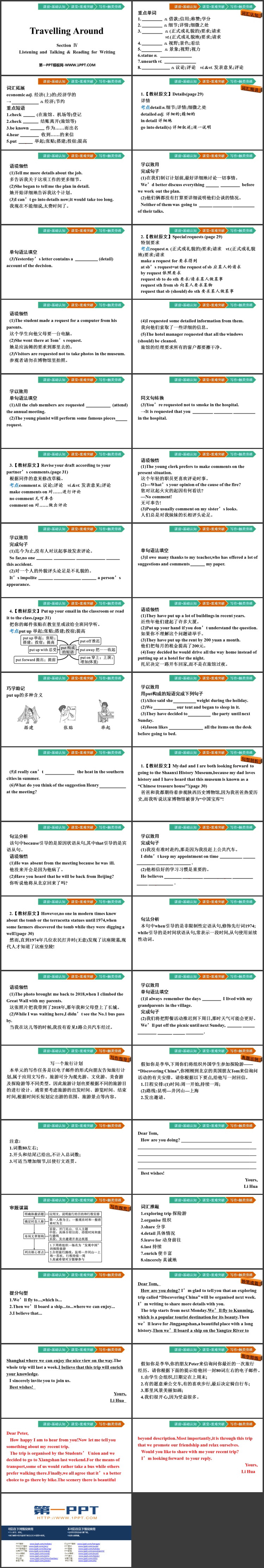 《Travelling Around》Section IV 教学课件