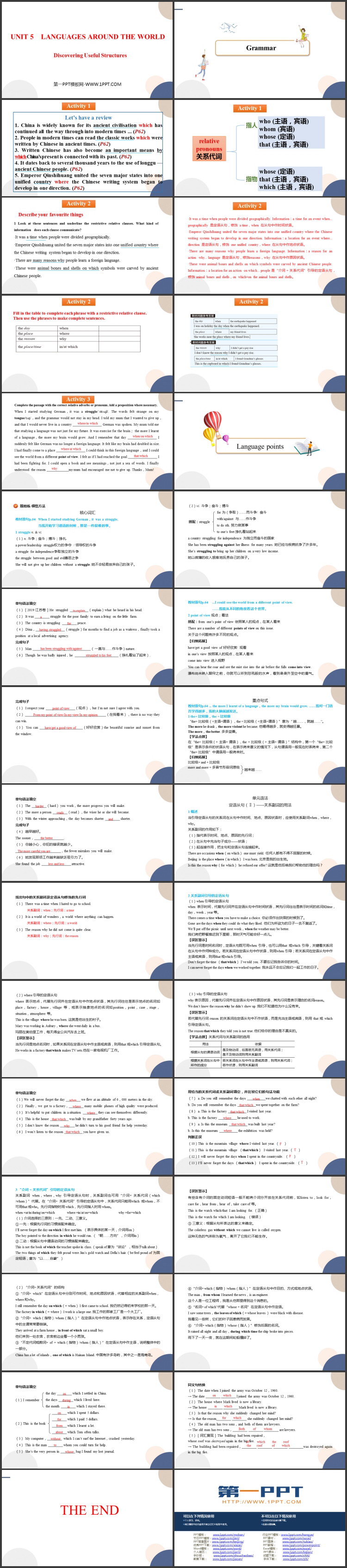 《Languages Around The World》Discovering Useful Structures PPT课件教学