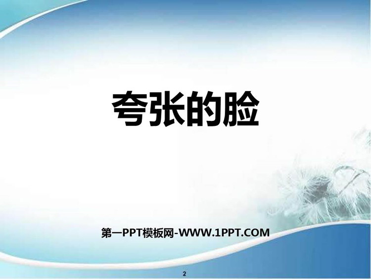 《夸张的脸》PPT优质秀课件