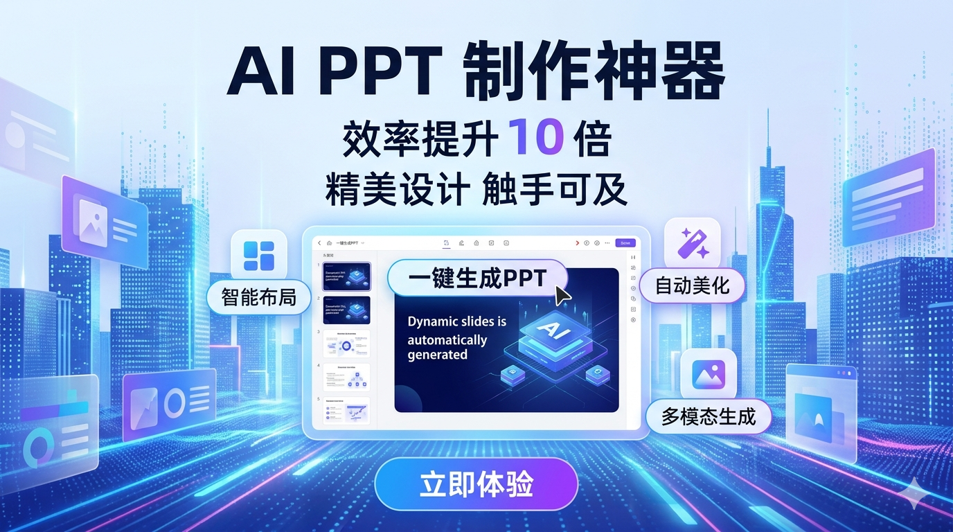 AI一键生成PPT