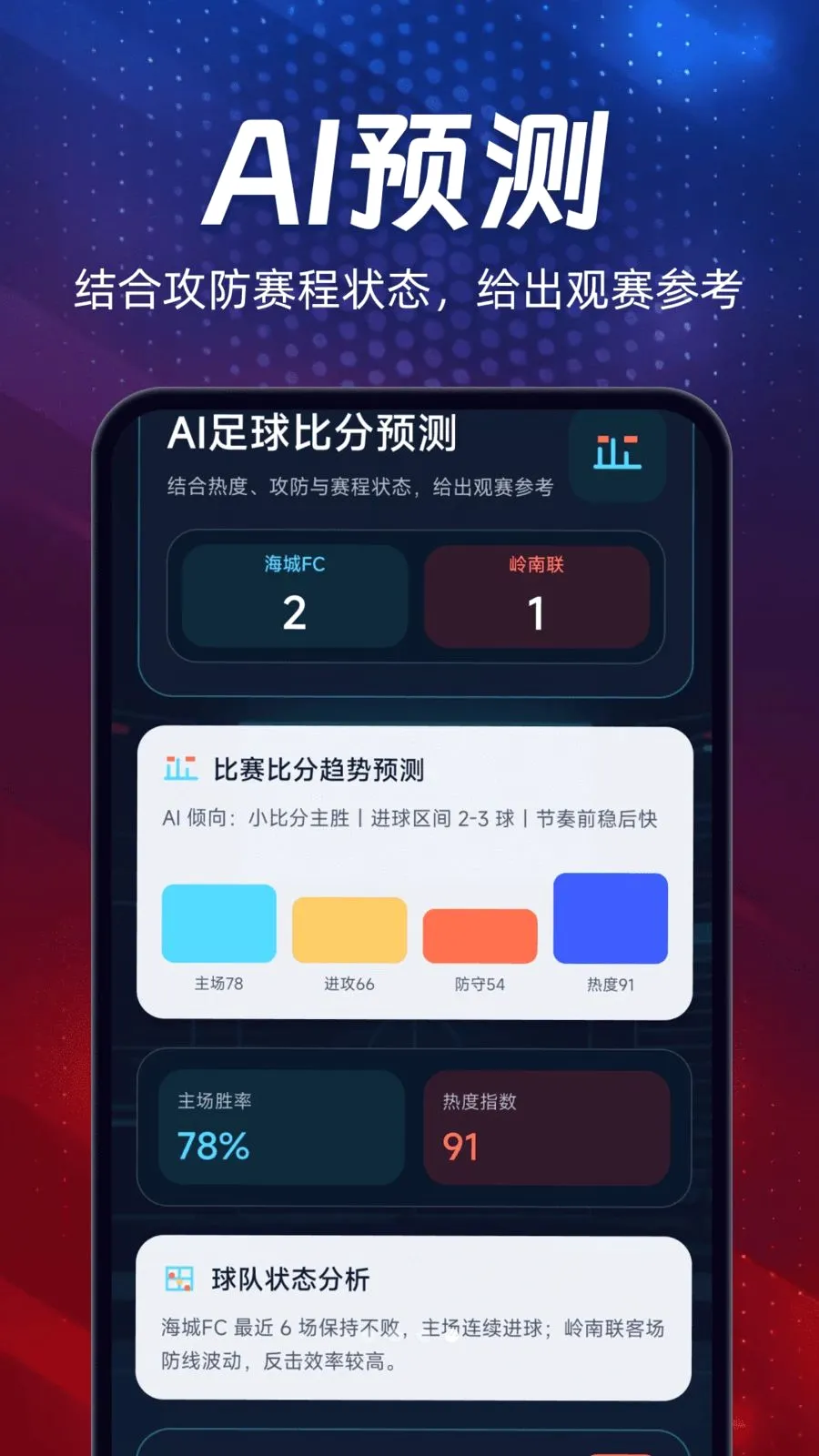 球赛比分预测(足球分析应用)