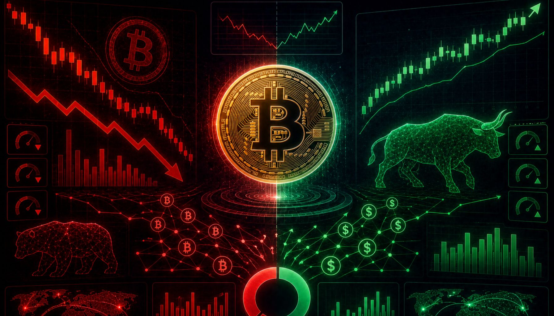 为何比特币表现低迷而股市持续上涨——数据揭示的真相