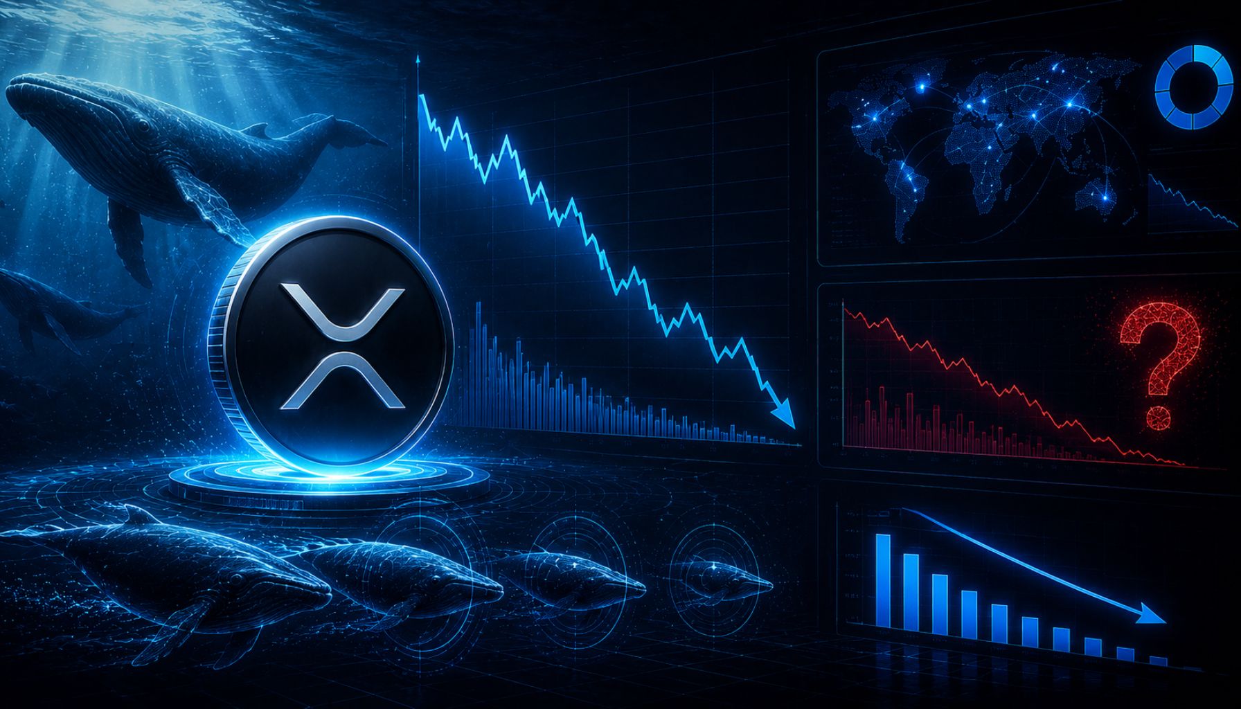 XRP大额交易活动跌至四年低点——这对价格意味着什么？
