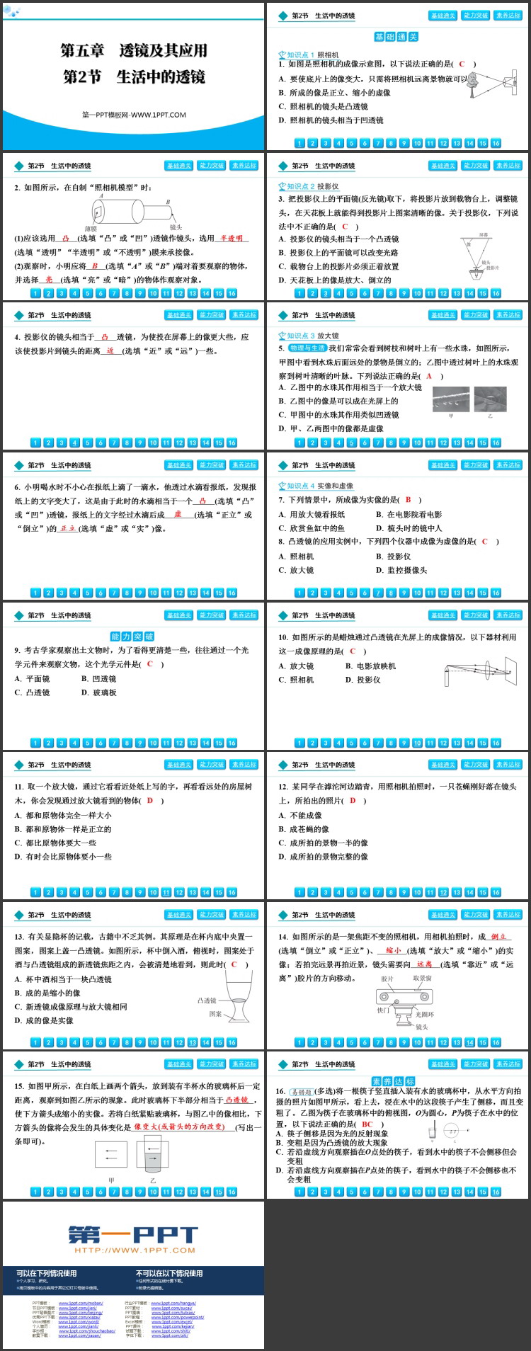 《生活中的透镜》透镜及其应用PPT精品免费课件