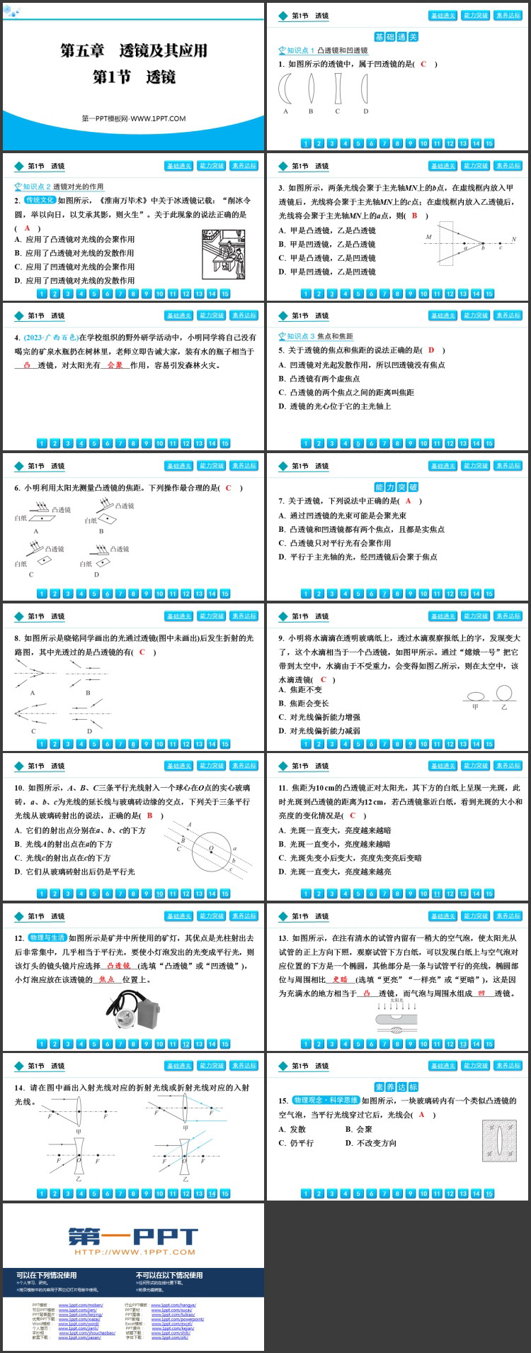 《透镜》透镜及其应用PPT精品免费课件