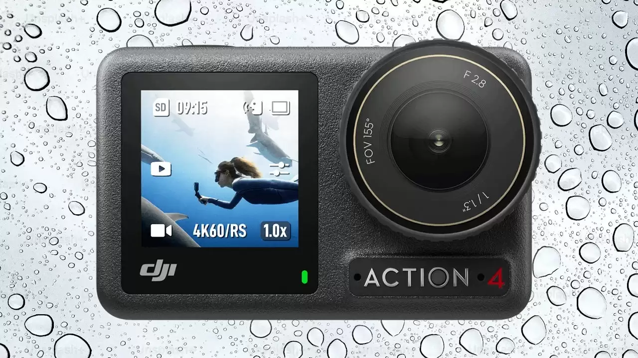 坚固防水:DJI Osmo Action 4 4K 120fps 运动相机降至 169 美元