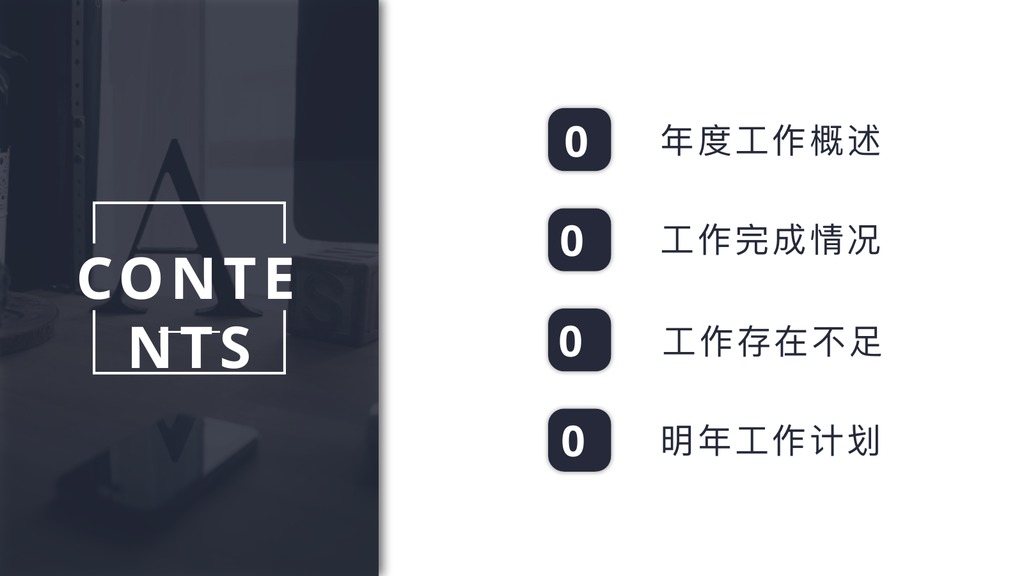 部门年度总结PPT模板