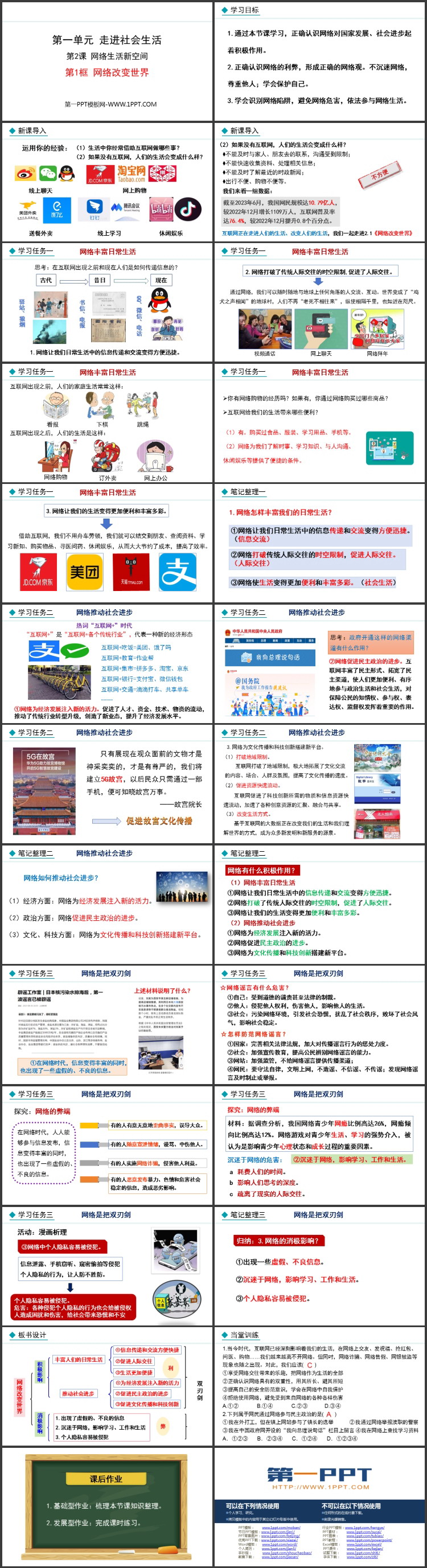 《网络改变世界》：网络生活新空间PPT课件