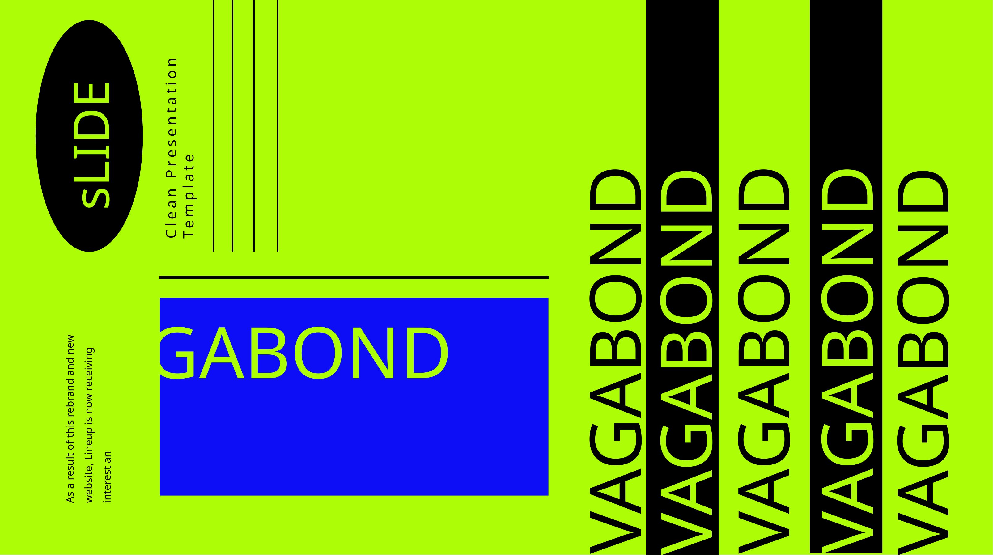 VAGABOND潮流设计PPT模板