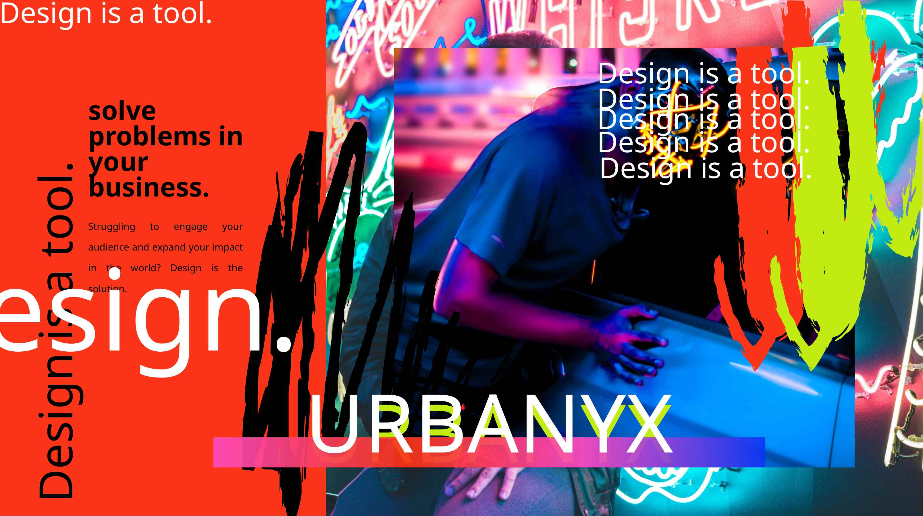 URBANYX街头潮流PPT模板
