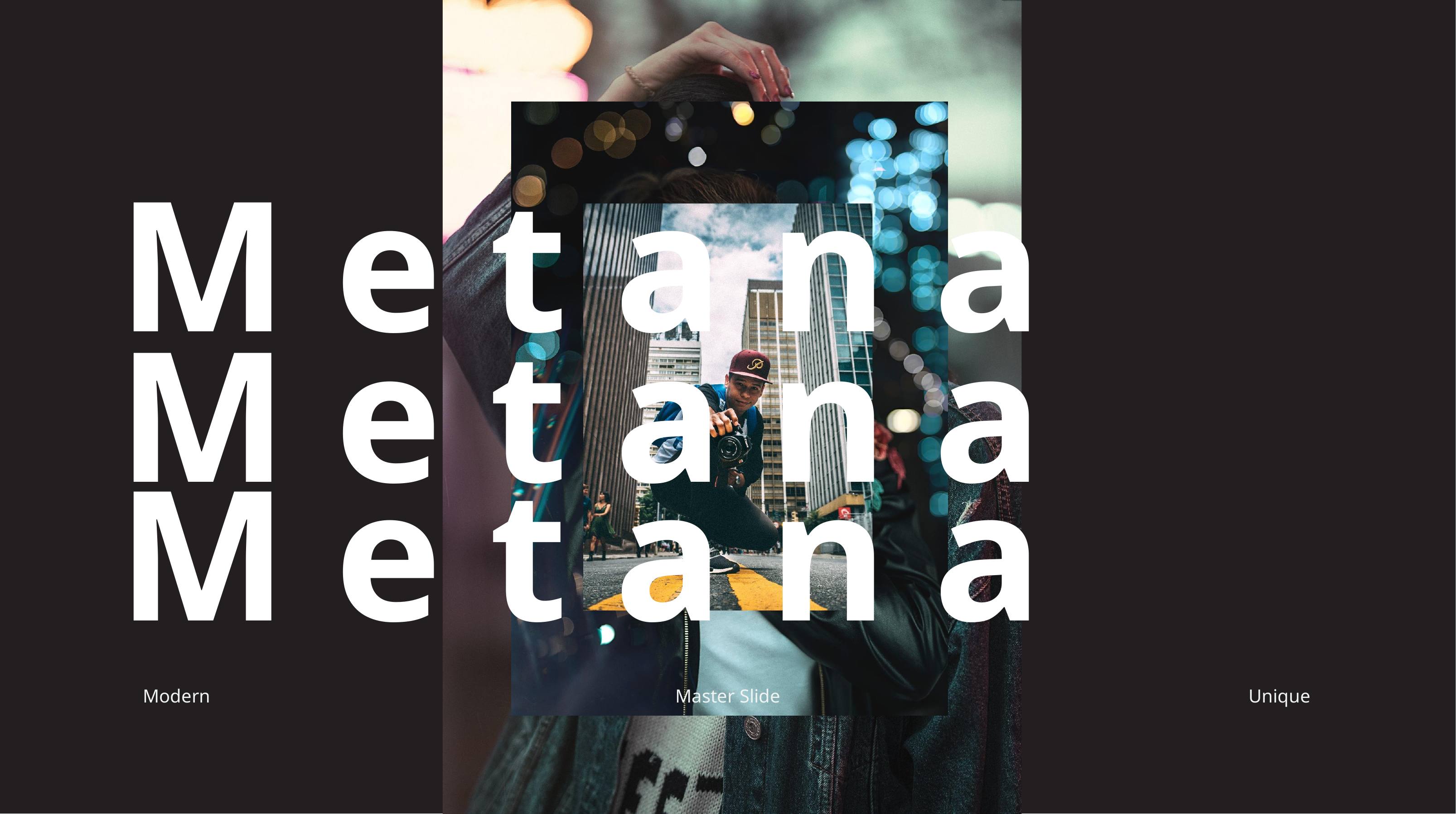 Metana现代概念PPT模板
