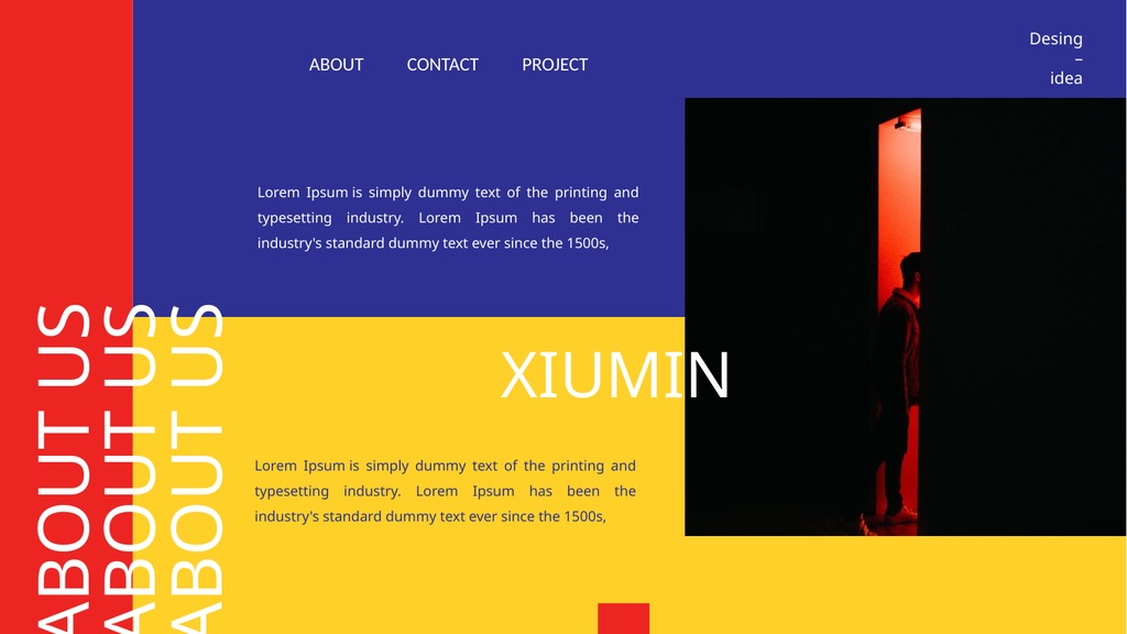 XIUMIN复古创意PPT模板