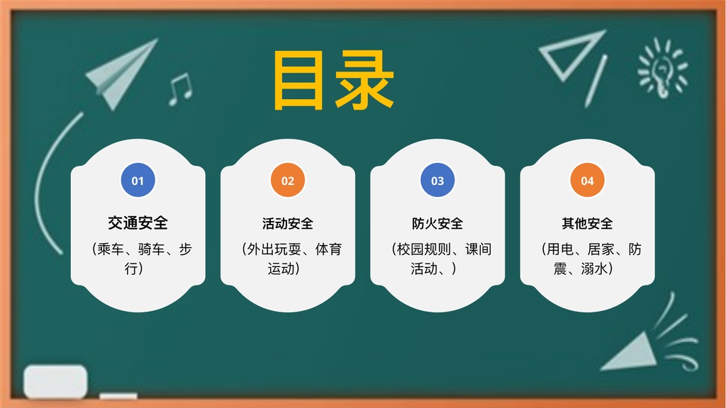 学生安全行为习惯养成教育PPT课件