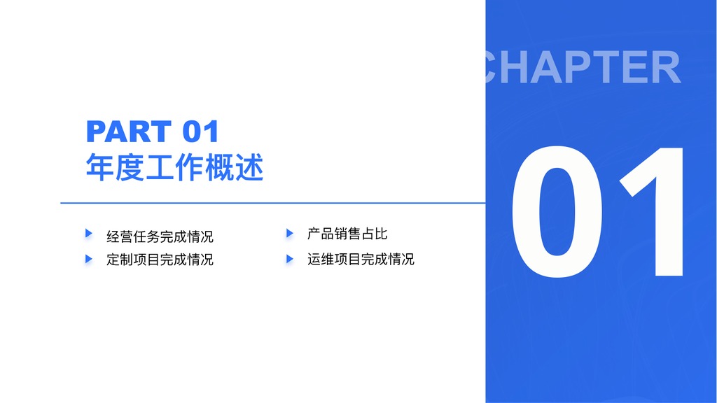 云计算公司年终总结PPT模板