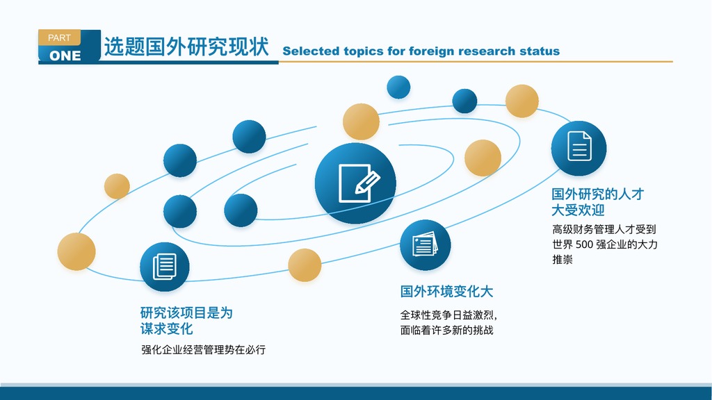 蓝色学术毕业答辩PPT模板