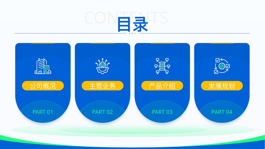 橙红商务计划汇报PPT模板