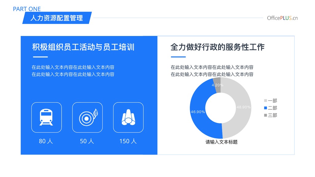 红橙高端商务总结PPT模板