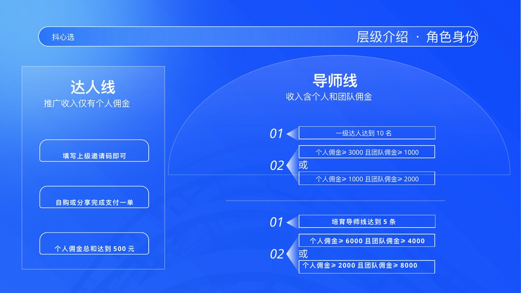 抖心选制度介绍PPT模板