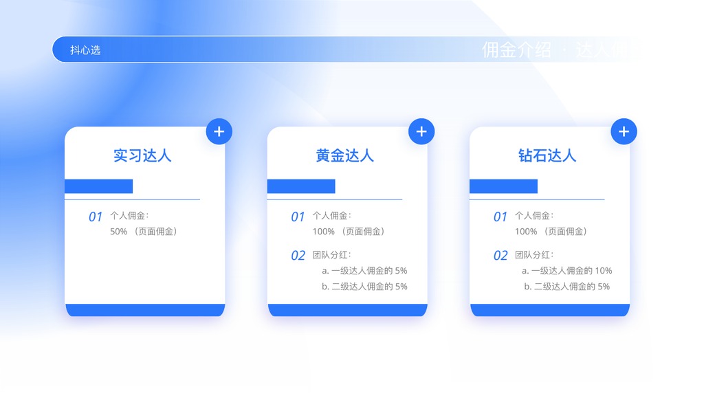 抖心选制度介绍PPT模板
