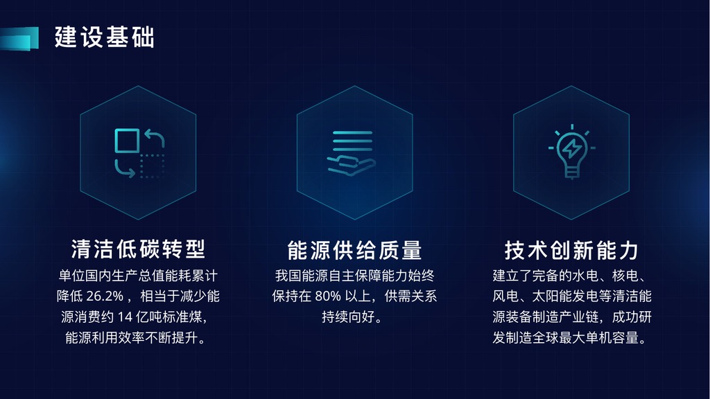 深色科技优质服务PPT模板