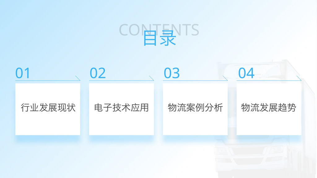 现代物流管理汇报PPT模板