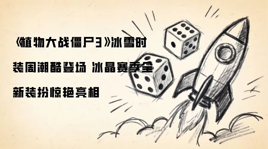 《植物大战僵尸3》冰雪时装周潮酷登场 冰晶赛季全新装扮惊艳亮相