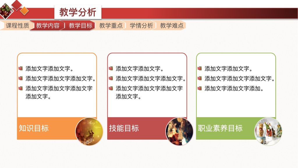信息化教学大赛说课PPT模板