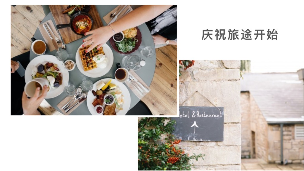 广东轻生活旅行相册PPT模板