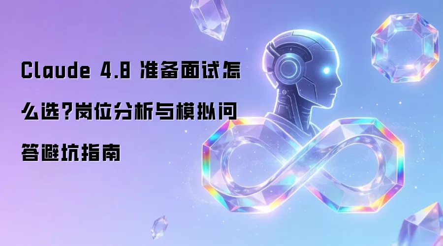Claude 4.8 准备面试怎么选?岗位分析与模拟问答避坑指南