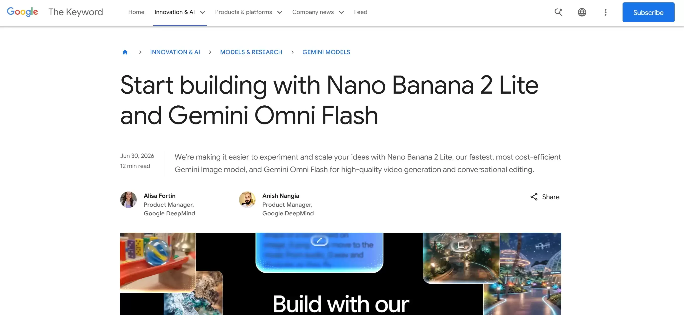 Nano Banana 2 Lite – Google DeepMind推出的轻量级AI图像生成模型