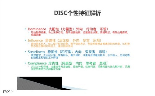 DISC四型沟通风格PPT课件