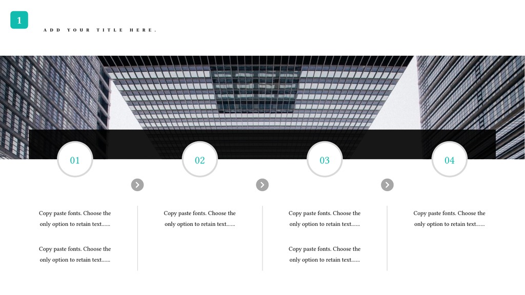 黑白建筑企业培训PPT模板
