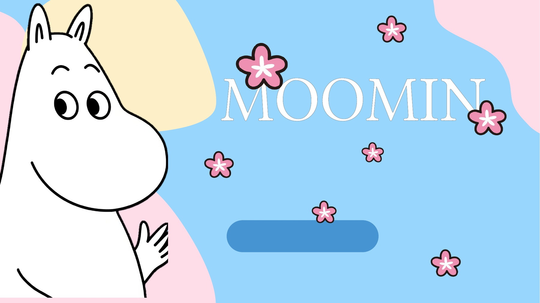 蓝调MOOMIN主题展示模板